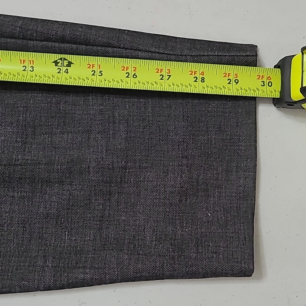 Express Grey Blend Editor Pants With Wide Black W… - image 8